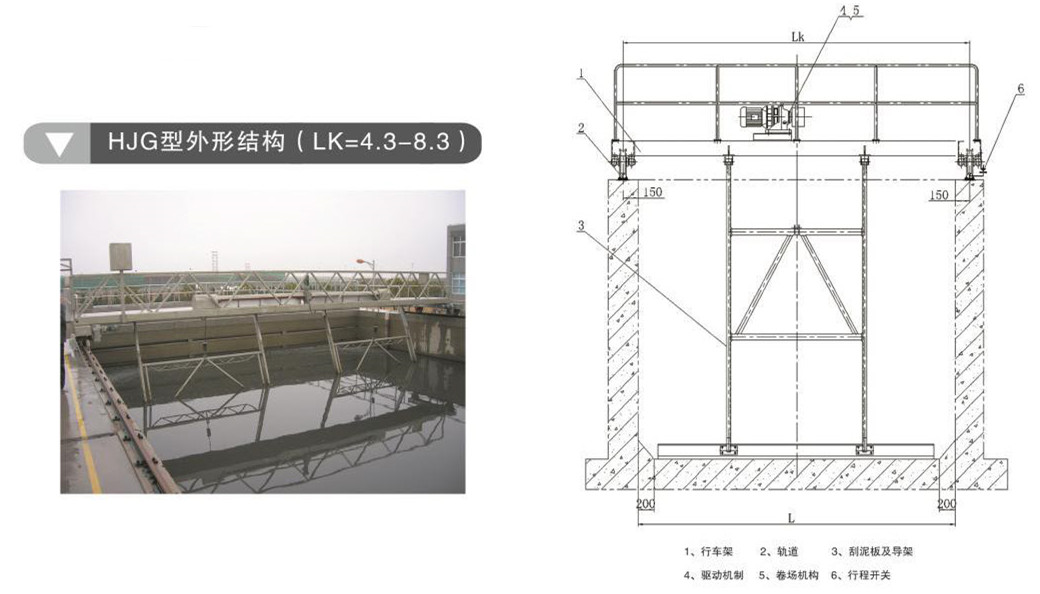 HJG桁架刮泥機(jī)(圖1)